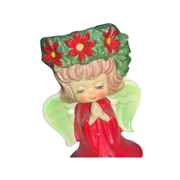 Lefton Christmas Angel Candle Holder  Japan - Picture 5 of 15